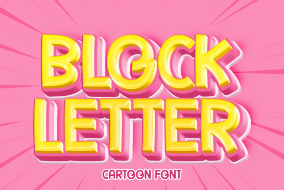 Block Letter Font: Bold, Bright, and Beautiful