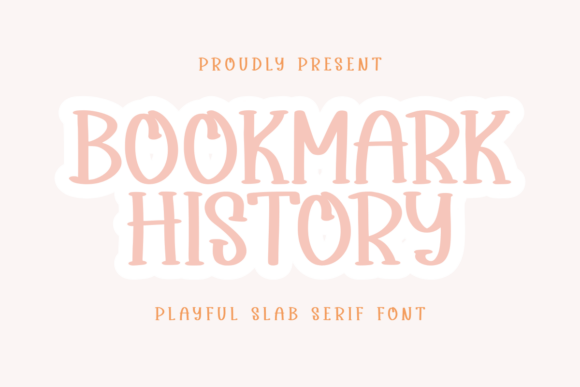 Bookmark History Font Review