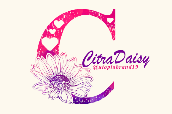 Citra Daisy Monogram Font