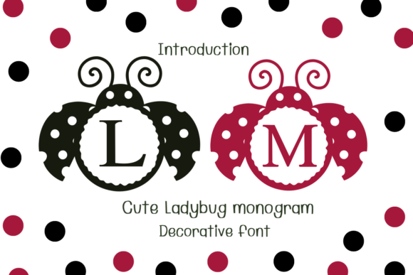 Cute Ladybug Monogram Font Review