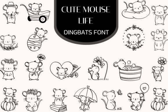 Cute Mouse Life Font Review