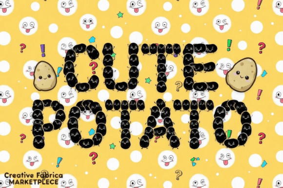 Cute Potato: A Playful Font for Bold Campaigns