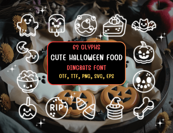 Cutehalloweenfood Regular Font