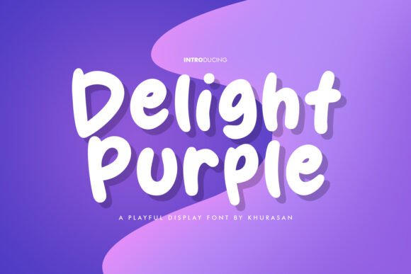 Delight Purple Font for Creative Makers