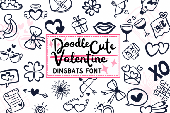 Doodle Cute Valentine Font