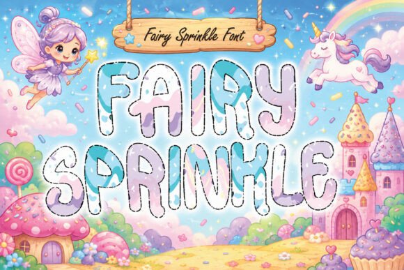 Fairy Sprinkle Font for Whimsical Design