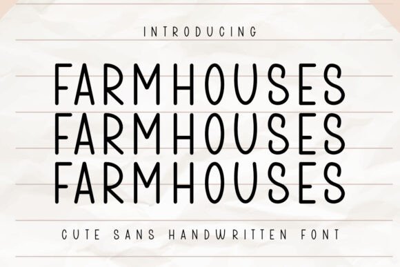 Farmhouses Font Review