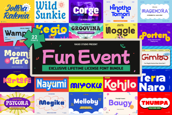 Fun Event Font: Playful Type for Business