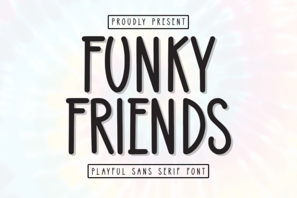 Funky Friends Font for Creative Design