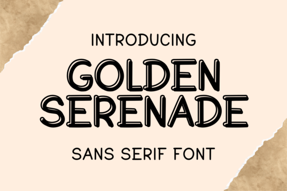 Golden Serenade: A Font for Thoughtful Design