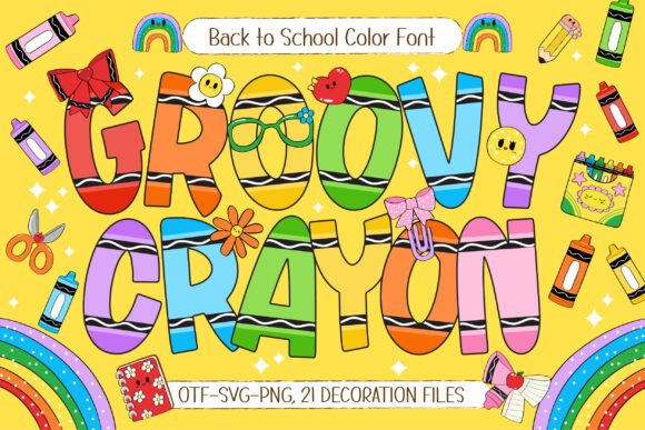 Groovy Crayon: A Playful Font for Creative Campaigns