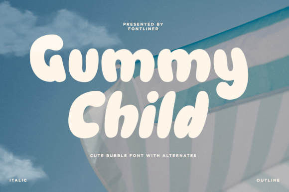 Gummy Child: A Playful Display Font