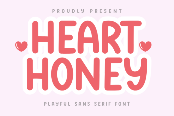 Heart Honey Font for Creative Makers