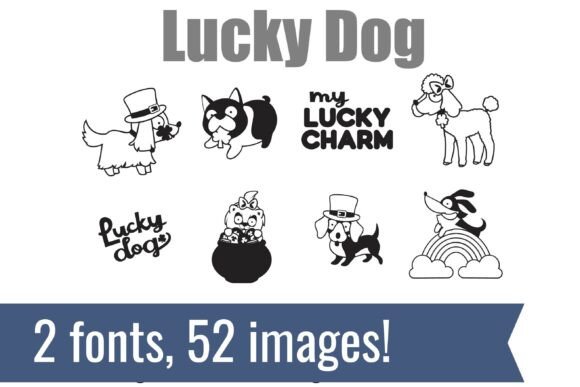 Lucky Dog Dingbats Font