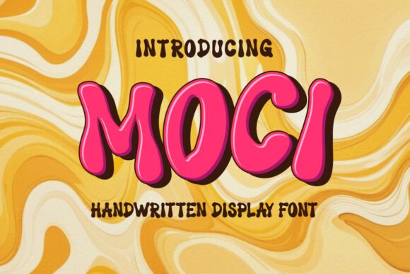 Moci: A Cute Display Font for Creative Projects
