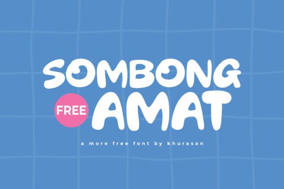 Sombong Amat: A Bold Typographic Statement