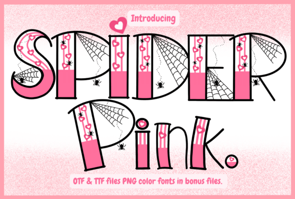 Spiderpink: A Playful Font for Business Branding