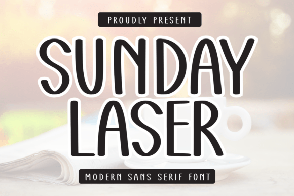 Sunday Laser Font for Web Design