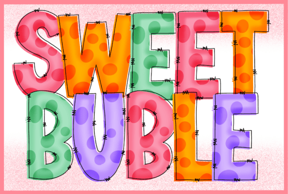 Sweet Buble Font for Creative Projects