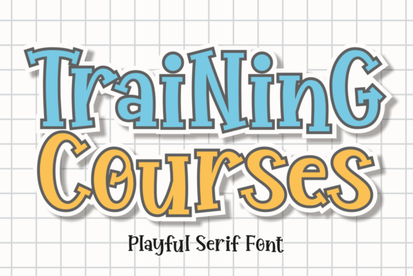 Training Courses Font Review