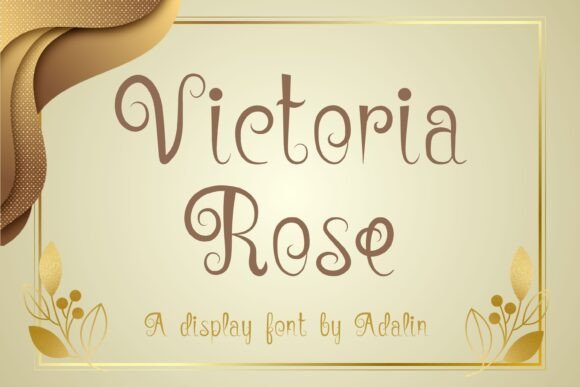 Victoria Rose Font: Playful Typography for Web Design
